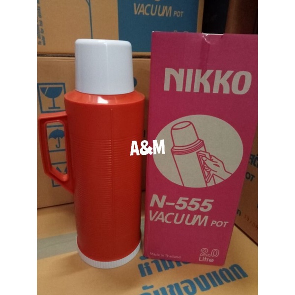 กระติกน้ำร้อนไส้แก้ว2.0ลิตร(Nikko)