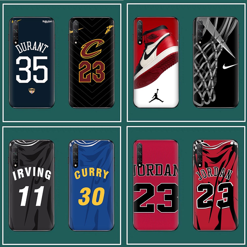 ซิลิโคนอ่อนนุ่ม Huawei Y5P Y6P Y7A Y8P Y9A Nova 7 SE X8XY Nba star jersey หมายเลขโทรศัพท์มือถือกรณี