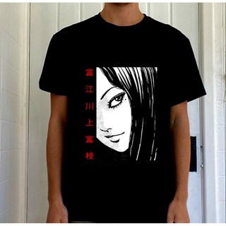 เสื้อผ้าผชเสื้อยืด พิมพ์ลาย Junji Ito Uzumaki TomieS-5XL