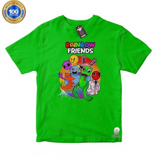 เสื้อยืด ลาย Rainbow FRIENDS สําหรับเด็กอายุ 2-10 ปี