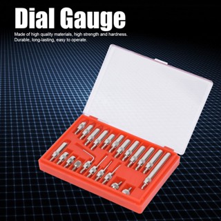 [ราคาพิเศษ] ชุดอุตสาหกรรม 22 ชิ้นหัวแหลม Dial Gauge แบบเปลี่ยนพร้อมกล่องเคส