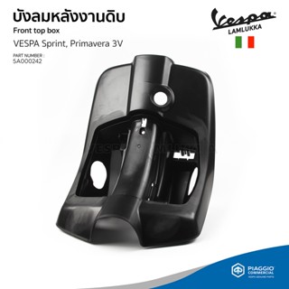 [5A000242] บังลมหลัง งานดิบ สีพื้น สำหรับนำไปทำสี  เวสป้า Sprint, Primavera รุ่น 3 วาล์ล ( ไม่มีช่องปุ่มเปิดเบาะ )