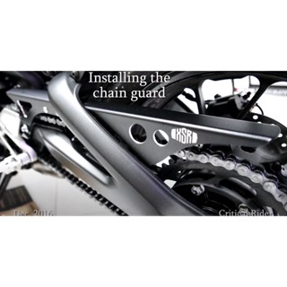 บังโซ่ Yamaha chain guard | XSR900 แท้นำเข้า งานตำหนิขนส่ง ลดล้างสต้อก