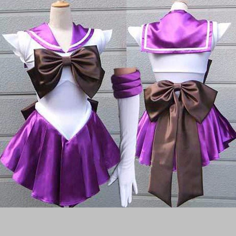 Top Quality Japan Sailor Moon Cosplay Costume Moon Dress For Adult Fancy Halloween Fancy  Carnival Costume Dress - C #3