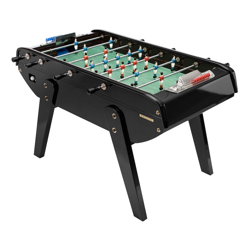 Bonzini Babyfoot โต๊ะโกล์ รุ่น B90 สีดำเคลือบเงา B90 Black Lacquer Foosball Table