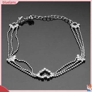 Bead สร้อยข้อเท้า Ankle Bracelet Chain Crystal Jewelry ส่วนลด100 บาท โค้ด