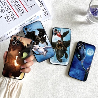 เคสโทรศัพท์มือถือแบบนิ่ม TPU กันกระแทก กันรอยเลนส์กล้อง ลาย How to Train Your Dragon Toothless สําหรับ Apple iphone 14 Plus 13 12 11 Pro Max