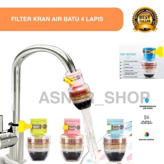 Kran Air Batu 4 Lapis Saringan Filter water Keran dapur Penyaring