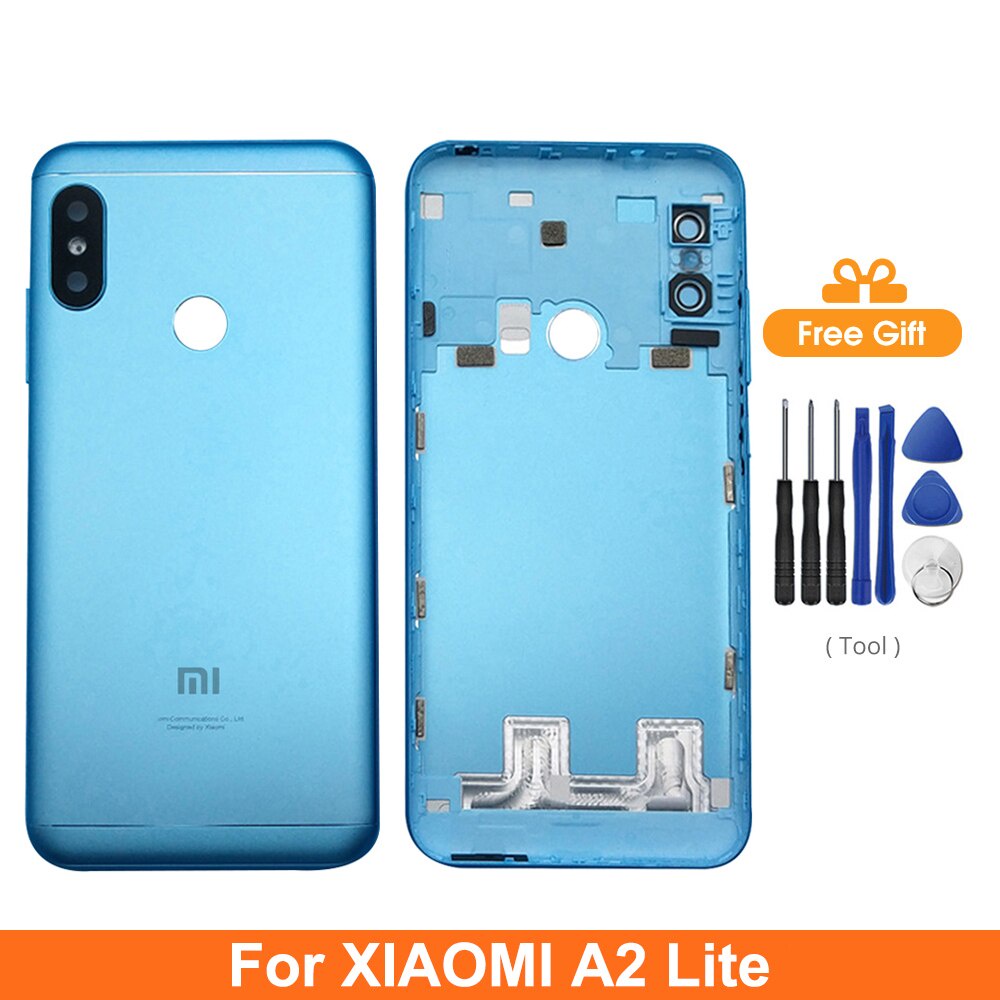 ใหม่ ฝาครอบแบตเตอรี่ ด้านหลัง แบบเปลี่ยน สําหรับ Xiaomi Mi A2 Lite Xiaomi Mi A2Lite