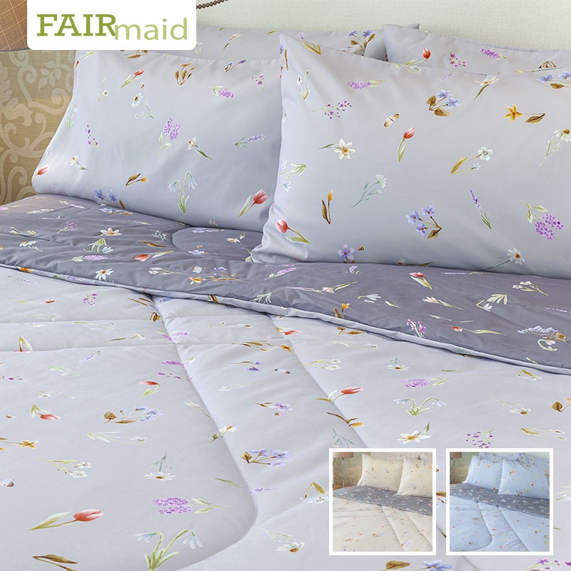 FAIRmaid เครื่องนอนลายWild Florets เซ็ท 6ชิ้นและ 4ชิ้นสำหรับที่นอน6/5/3.5ฟุต(king/queen/single size)