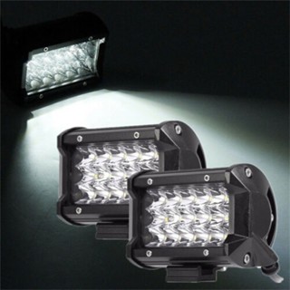 Car Light  4 Inch 54W 5400LM DC 10 ~ 30 V Modified Top LED Light with Three Rows light Bars for Off-road Car / Pickup /