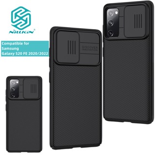 เคสโทรศัพท์มือถือ PC แข็ง กันกระแทก พร้อมกระจกสไลด์ สําหรับ Samsung Galaxy S20 FE 2020 2022