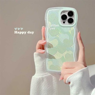 เคสโทรศัพท์มือถือ TPU ลายภาพวาดสีน้ํามัน รูปหัวใจ สีเขียว สําหรับ VIVO Y16 Y22 Y35 Y33S Y21T Y21S Y33S Y11 Y12 Y15 Y17 Y12S Y12A Y15S Y15A Y20S Y20i Y19 Y91C Y30 Y50 Y51 HOSTR
