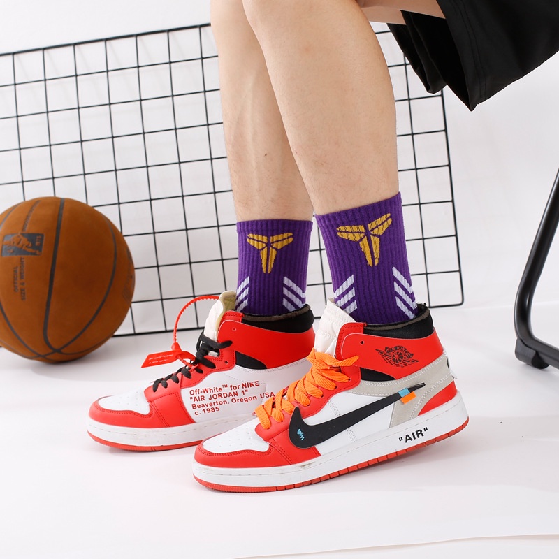 Pure Cotton nba Basketball Socks Mens Mid-Tube Team Same Style High-Tube Sports