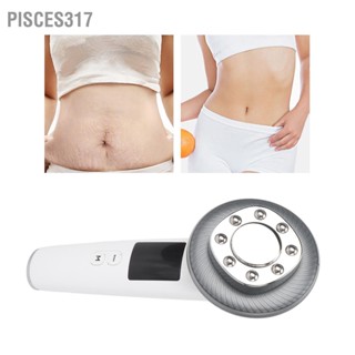 Pisces317 7 In 1 เครื่องกระชับสัดส่วนร่างกาย Rf ความถี่สูง สั่นสะเทือน Ems ปลั๊ก Us 100‐240V