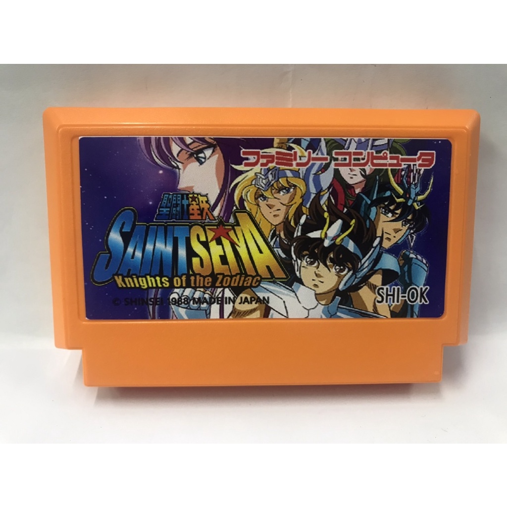 ตลับ FC ตลับ Famicom  Saint Seiya - Ougon Densetsu Kanketsu Hen ศึก 12 ราศี ( ตลับ Repro) ภาษาอังกฤษ