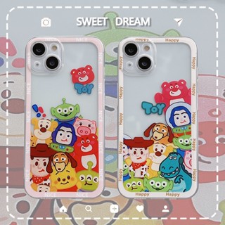 การ์ตูน Toy Story  เคส Samsung A73 A53 A33 5G A23 A13 A03 A03S A72 A52 A52S A32 A22 A12 A02S A71 A51 A70 A50 A21S A ใหม่ เนื้อสัมผัสแนวตั้ง เยื่อหุ้มสมอง นุ่ม เคส