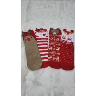 ถุงเท้าคริสต์มาส​Christmas sock red green