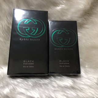 GUCCI GUILTY BLACK POUR HOMME Edt กล่องซีล (เช็คสต้อคก่อนทำรายการนะคะ)