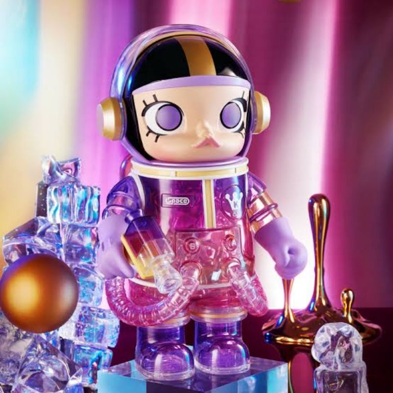 Space Molly Soft Drink 400% ของใหม่ ของแท้ สีม่วง Purple Mega Collection สเปซ มอลลี่ แกะเช็คสี Popma