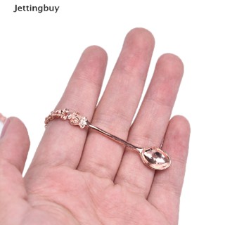 [Jettingbuy] สร้อยคอโซ่ จี้รูปมงกุฎ ช้อนชา ขนาดเล็ก เครื่องประดับแฟชั่น สําหรับผู้หญิง พร้อมส่ง