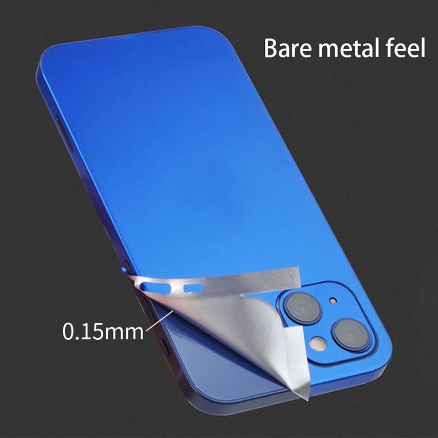 ฟิล์มกันรอยด้านหลัง แบบนิ่ม สีพื้น สําหรับ iPhone 6 6s Plus 7 Plus 8 Plus SE Series