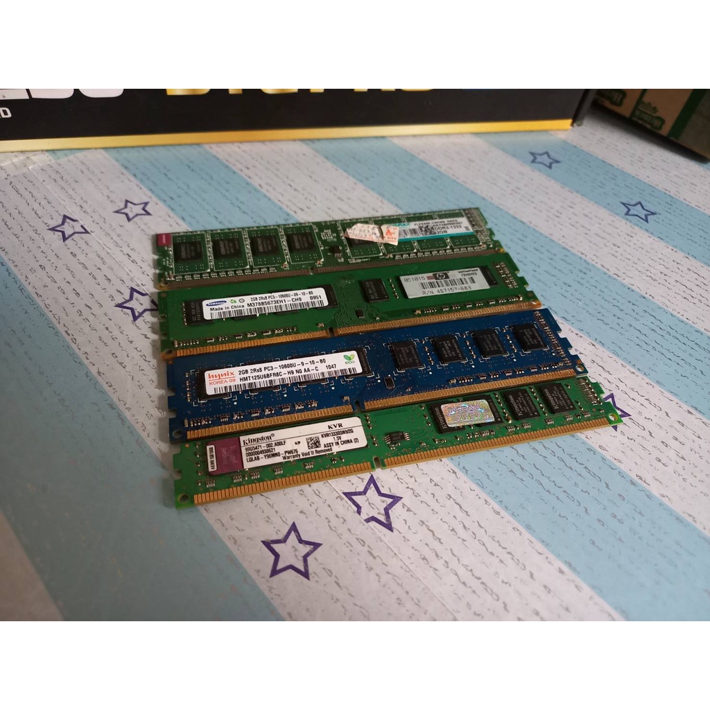 Ram PC 4g ddr3 bus1600 มือสองใช้งานได้ปกติ