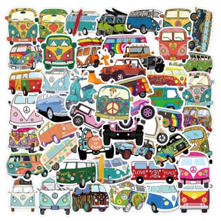 ❉ Tour Bus Series 01 Outdoor Travel Bus Motor Jeep SUV สติ๊กเกอร์ ❉ 50Pcs/Set Waterproof DIY Fashion Decals Doodle สติ๊กเกอร์