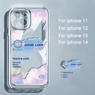 ❤️จัดส่งทันที❤️ กันกระแทก Case สำหรับ for iPhone 11 13 14 Pro 7 8 Plus 12 13 14 Pro Max XS Max 13 12 Pro กล้องป้องกัน