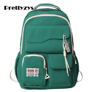 Backpack Prettyzys 2022 Korean Tote Bag Large capacity 14 inch School Bag For Teenage Girl