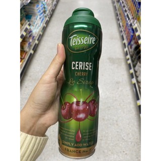 Cherry Syrup ( Brand Teisseire ) 600 Ml. น้ำหวานเข้มข้น กลิ่น เชอรี่ ( ตรา เตสแชร์ )