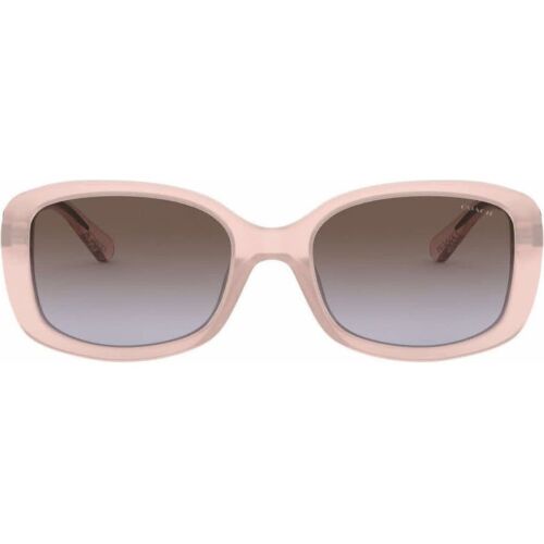 แว่นกันแดด COACH-HC8278F L1121 511368 Rectangle Sunglasses Milky Pink Gray Gradient ของใหม่มือ1 ของแ