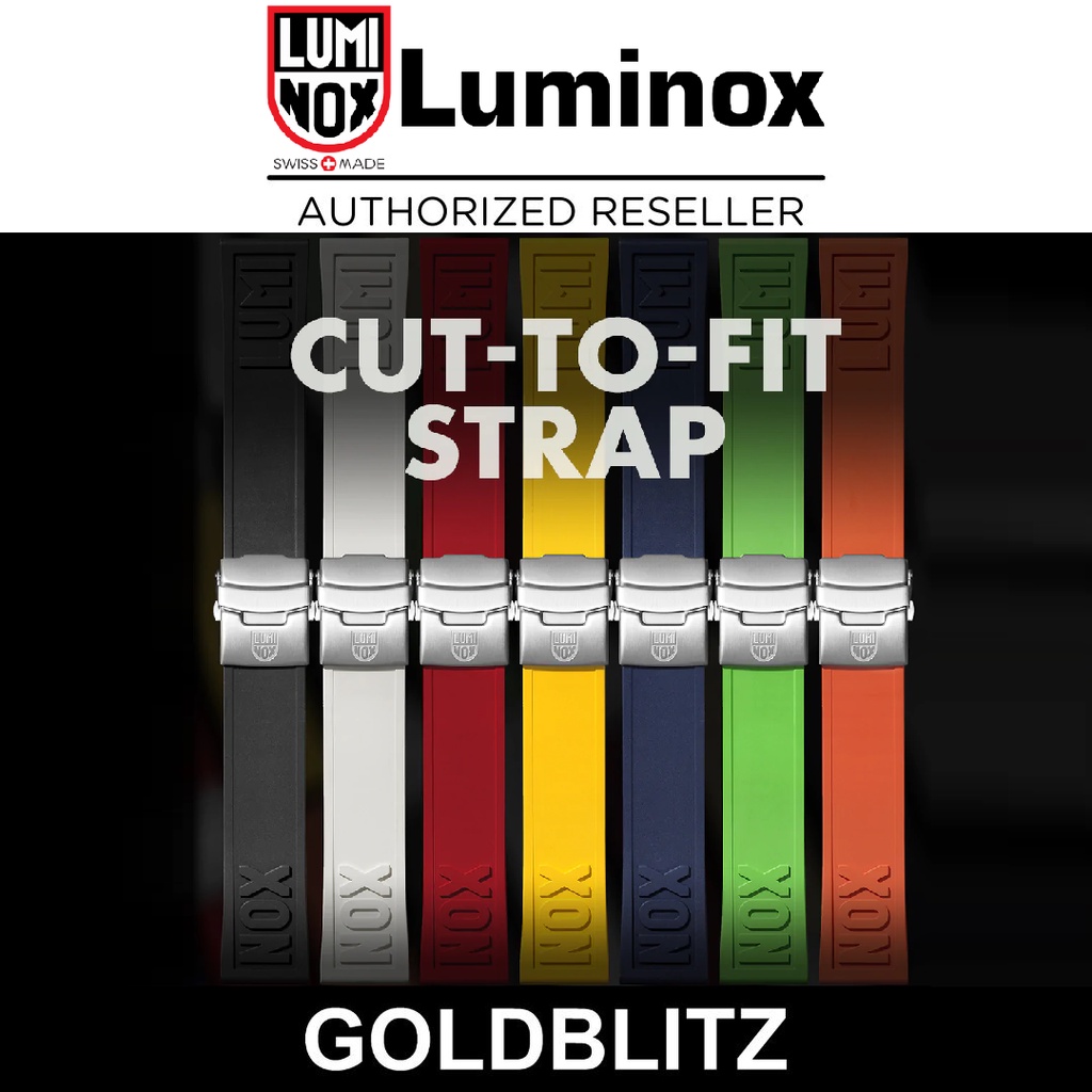 Luminox Cut-To-Fit 24mm Luminox Branded Straps NBR Rubber Band