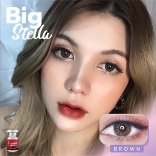 คอนแทคเลนส์ Lovely รุ่น Big Stella Brown (สีน้ำตาล)