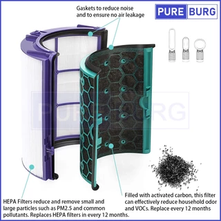 Dyson Pure Cool TP04 DP04 Hot+Cool HP04 เครื่องฟอกอากาศ ไส้กรองอากาศ HEPA สำหรับเครื่อง