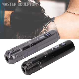 Master Sculptor 2 In 1 ชุดเครื่องสักโรตารี่ไร้สาย Rca อินเตอร์เฟซตลับ สําหรับ Liner Shader