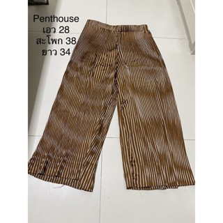 Penahouse crop wide legs