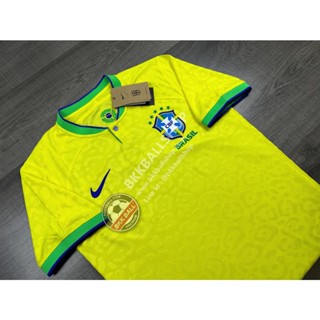 [Player] - เสื้อฟุตบอล ทีมชาติ Brazil Home บราซิล เหย้า เกรดนักเตะ ฟุตบอลโลกปี 2022