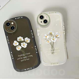 Clear Casing OPPO Reno 8T 5z 6z 4f 5f 7z 8z 7 8 4G 5G Reno8T Reno7 Reno8 Reno7z Reno8z Reno4f Reno5f Reno6z Reno5z Shockproof Black White ins Daisy bouquet Flower Clear Soft Phone Case DYJ 17