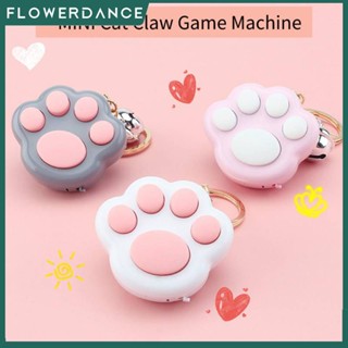 Mini Cat Claw/Square Baby Brain Training Memory Game Machine Fidget Toy Keychain เหมาะสำหรับเกมแบบโต้ตอบ Flowerdance