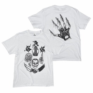 เสื้อผ้าผชเสื้อยืดแขนสั้น คอกลม พิมพ์ลาย Band GAG HARDCORE PUNKS-5XL