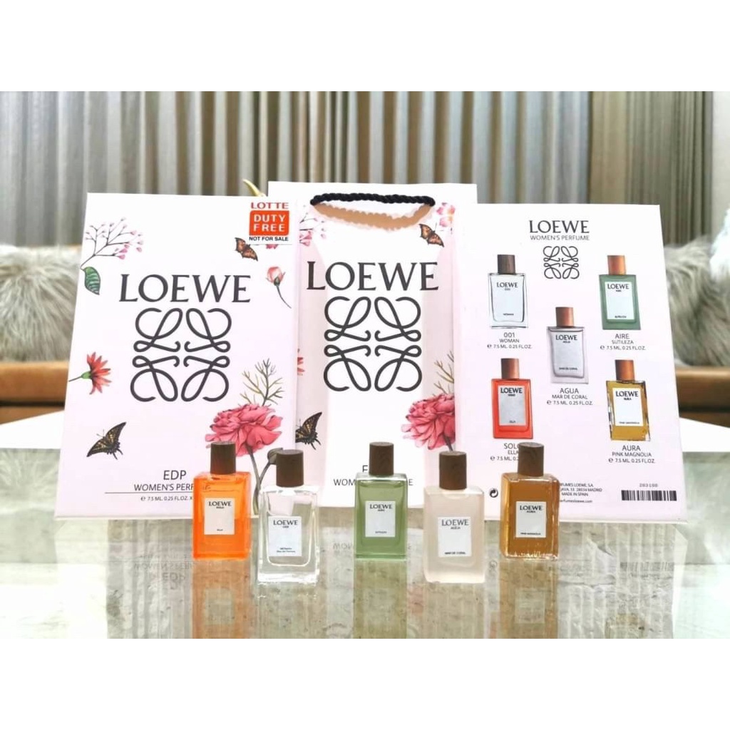 Loewe 001 &amp; Solo Ella &amp; Aire Sutileza &amp; Agua Miami &amp; Agua de Loewe EDPLoewe 001 Woman 2ml/5ml/10ml Brand: Loewe Fragranc