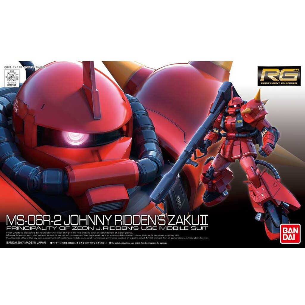 RG 1/144 MS-06R-2 JOHNNY RIDDEN S ZAKU II