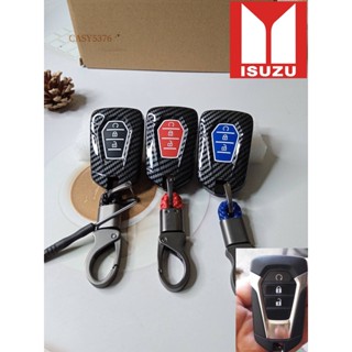 เคฟล่า ปลอกกุญแจเคสใส่กุญแจISUZU D-MAX 2020 (Smart Key)3ปุ่ม