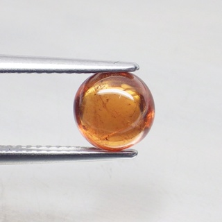 พลอย โกเมน หลังเบี้ย สีส้ม สเปสซาไทท์ การ์เน็ต ธรรมชาติ ดิบ แท้ ( Unheated Natural Spessartite Garnet ) หนัก 2.29 กะรัต