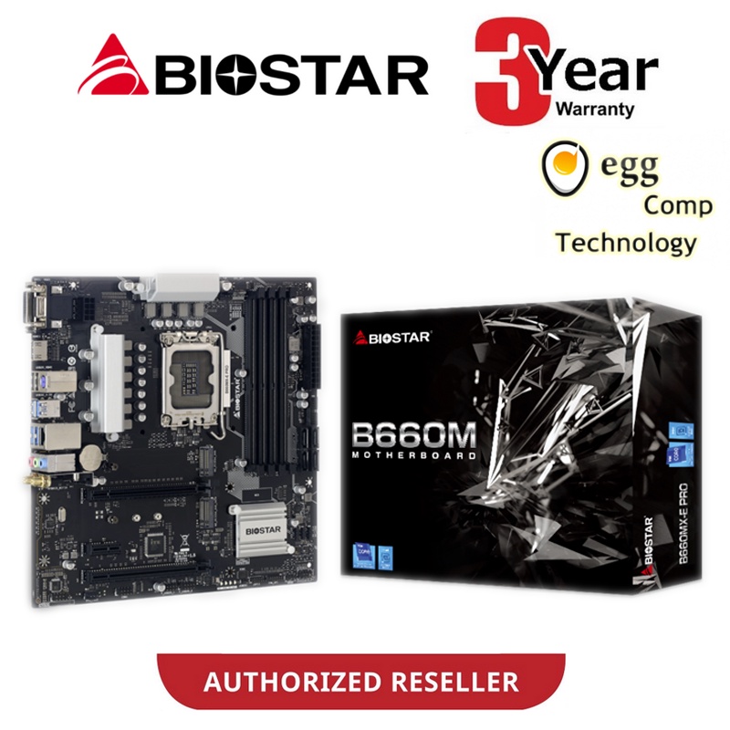 BIOSTAR B660MX-E PRO MOTHERBOARD B660M