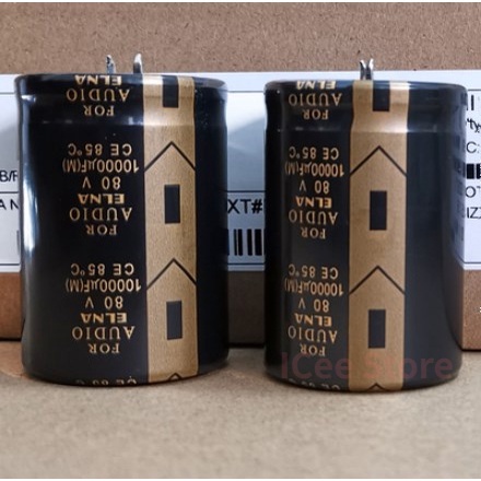 Elna Capacitor 2 ชิ้น LAO สําหรับ AUDIO Series Audio สเตอริโอกรอง Electrolytic Capacitors 63V 80V 10