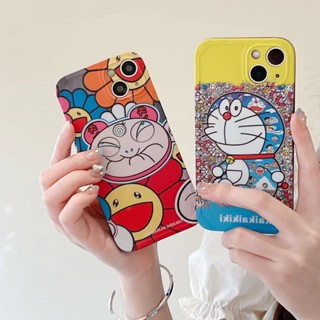 ✨ส่งเชือกเส้นเล็ก✨เคสไอโฟน14 Pro Max 13 12 11 เคส for iPhone 14พลัส การ์ตูน น่ารัก พกง่ายๆ การป้องกันการตก Case