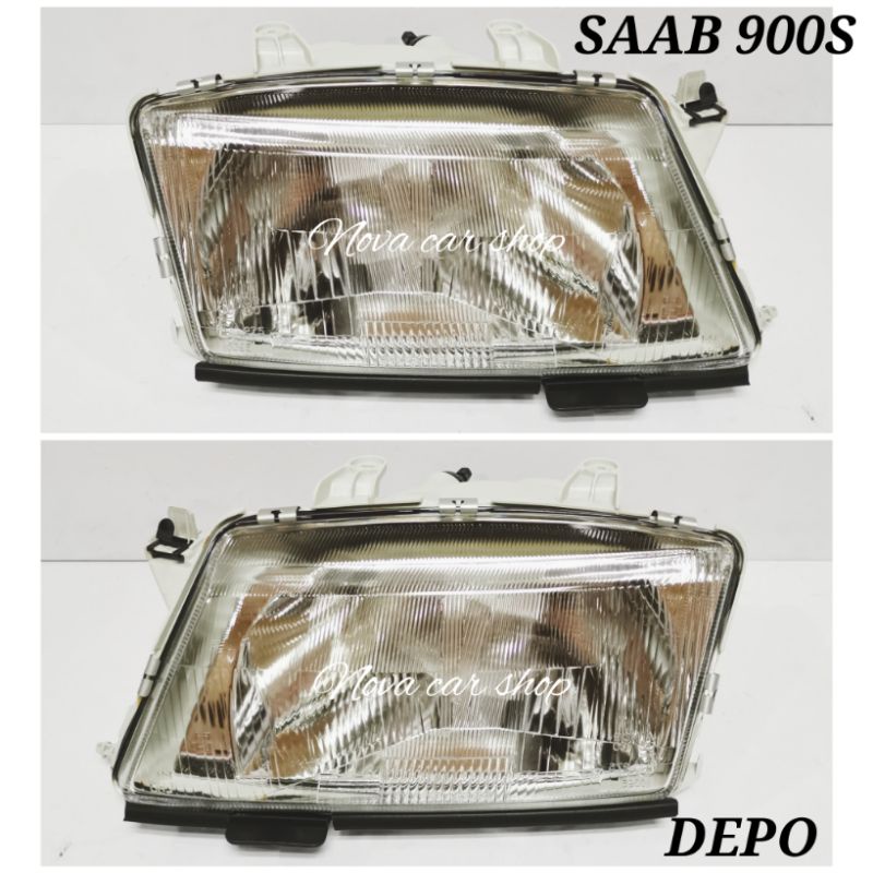 ไฟหน้า​ SAAB​ 900​S ปี​ 1993​- 1997​  เลนส์​กระจก​ DEPO​