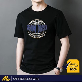 เสื้อยืดฤดูร้อน Mc Jeans เสื้อยืดผู้ชาย MTSZ452  แขนสั้น สีเทาเข้ม MC ADVENTUREเสื้อยืดอินเทรนด์